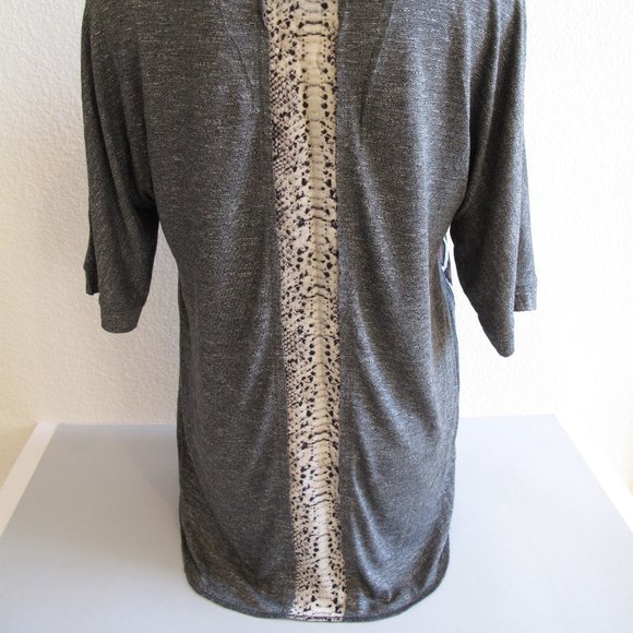 DOLAN T-SHIRT Animal Print Grey Tee - Picture 6 of 10